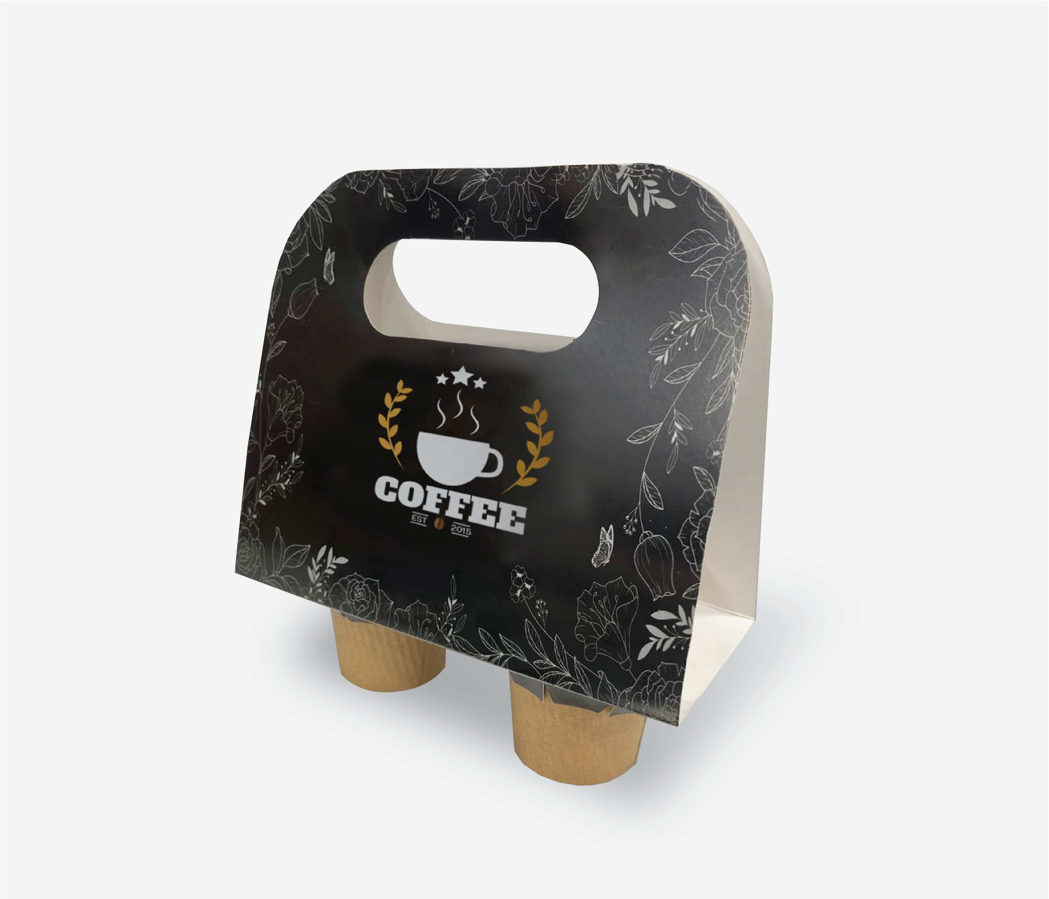 هولدر لیوان ۲تایی دسته دار 